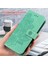 Xiaomi Poco M3-Green Için Pu Deri Baskı Çiçek Desenli Cüzdan Telefon Kılıfı (Yurt Dışından) 2