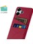 Xiaomi Redmi 13 4g Kılıf Bezi + Çift Kart Yuvalı Sert Pc Telefon Kapağı-Kırmızı (Yurt Dışından) 2