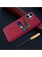 Xiaomi Redmi 13 4g Kılıf Bezi + Çift Kart Yuvalı Sert Pc Telefon Kapağı-Kırmızı (Yurt Dışından) 5