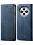 Xiaomi Redmi Için 14C 4g Kılıf Kot Kumaş Dokusu Çizilmez Deri Stand Telefon Kapağı-Mavi (Yurt Dışından) 1