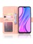 Xiaomi Redmi 9 Prime(Hindistan) Çoklu Kart Sahipleri Tasarım Telefon Kılıfı-Pembe Için Cüzdan Standı Flip Deri Telefon Kapağı (Yurt Dışından) 5