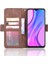 Xiaomi Redmi 9 Prime(Hindistan) Için Cüzdan Standı Flip Deri Telefon Kapağı Çoklu Kart Sahipleri Tasarım Telefon Kılıfı-Kahverengi (Yurt Dışından) 5
