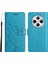 Xiaomi Redmi 14C 4g Kılıf Desen Baskı Pu Deri Telefon Cüzdan Kapağı Askı-Mavi Için (Yurt Dışından) 1