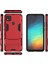 Xiaomi Redmi 9c -Kırmızı Için Görünmez Katlanır Destek Standına Sahip 2'si 1 Arada Pc+Tpu Hibrit Telefon Kılıfı (Yurt Dışından) 5