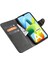 Xiaomi Redmi Için A1 + 4g Drop-Proof Cep Telefonu Kılıfı Çanta Ince Doku Pu Deri Flip Cüzdan Kapak Standı-Siyah (Yurt Dışından) 3