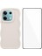 Xiaomi Redmi Note 13 5g Kılıf Dalga Kenar Tpu Kapak Temperli Cam Film-Beyaz Için (Yurt Dışından) 1