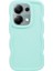 Xiaomi Poco M6 Pro 4g Kılıf Dalga Kenar Tpu Kapak Temperli Cam Filmi-Bebek Mavisi Için (Yurt Dışından) 3