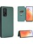 Xiaomi Mi 10T 5G/10T Pro 5g Kabuk Yeşili Için Karbon Fiber Dokulu Otomatik Emilmiş Deri Kılıf (Yurt Dışından) 1