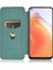 Xiaomi Mi 10T 5G/10T Pro 5g Kabuk Yeşili Için Karbon Fiber Dokulu Otomatik Emilmiş Deri Kılıf (Yurt Dışından) 5