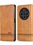 Xiaomi Redmi 14R 5g Kılıf Sığır Derisi Doku Pu Deri Cüzdan Telefon Kapağı-Kahverengi Için (Yurt Dışından) 1