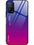 Xiaomi Mi 10T 5G/10T Pro 5g-Mavi/gül Için Yumuşak Tpu Kenar Temperli Cam Degrade Renk Kılıf (Yurt Dışından) 1
