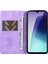 Xiaomi Redmi Için 14C 4g Kılıf Cüzdan Litchi Tahıl Deri Telefon Kapağı Manyetik Otomatik Emilmiş-Mor (Yurt Dışından) 2