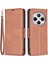 Xiaomi Redmi 14C 4g Kılıf Için Cüzdan Kart Yuvaları ile Darbeye Dayanıklı Pu Deri Kapak-Kahverengi (Yurt Dışından) 1