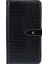 Xiaomi Redmi 14C 4g Kılıf Timsah Dokulu Pu Deri Flip Telefon Kapağı-Siyah (Yurt Dışından) 4