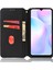 Katlanabilir Stand 3D Eşkenar Dörtgen Desenli Otomatik Kapanış Manyetik Deri Kılıf Cüzdan Telefon Kapağı Xiaomi Redmi 9AT Için -Kırmızı (Yurt Dışından) 2