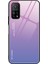 Xiaomi Redmi K30S-PEMBE/MOR Için Gradyan Desenli Boyalı Temperli Cam Cep Telefonu Kılıfı (Yurt Dışından) 1