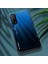 Xiaomi Mi 10T 5G/10T Pro 5g-Mavi/siyah Için Yumuşak Tpu Kenar Temperli Cam Degrade Renk Kılıf (Yurt Dışından) 2
