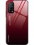 Xiaomi Redmi K30S-KIRMIZI/SIYAH Için Gradyan Desenli Boyalı Temperli Cam Cep Telefonu Kılıfı (Yurt Dışından) 1