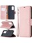 Xiaomi Redmi K30S-ROSE Gold Için Litchi Deri Cüzdan Deri Stand Kılıfı (Yurt Dışından) 1
