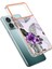 Xiaomi Redmi K70 5g Kılıf Imd Mermer Çiçek Desenli Tpu Telefon Kapağı-Mor Çiçek (Yurt Dışından) 2