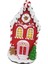 I Festival Için Işıklı Heykelcik Noel Kırmızı Ev (Yurt Dışından) 1
