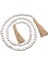 Püsküllü Ahşap Çelenk Çok Amaçlı Çiftlik Evi Dekoru Uzunluk 150CM Altın (Yurt Dışından) 5