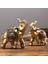2 Fil Heykeli Şanslı 9X9CM Heykel Masaüstü Figür Altın (Yurt Dışından) 2