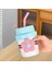 Flower Termos Portatif Pipetli Su Bardağı 400ML (Yurt Dışından) 1