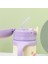 Taşınabilir Çocuk Yalıtımlı Pipetli Bardak, Sap Askılı 360ML (Yurt Dışından) 3