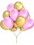 Marifetlerim - Pembe Altın Metalik Balon 12 Inch 10 Adet 1