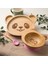 Panda Bambu Tabak Seti Yeşil 2