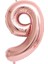 Rose Gold Rakam Folyo Balon 80 cm 1