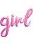 "girl" Yazılı Folyo Balon 55X88 cm 1