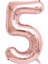 Rose Gold Rakam Folyo Balon 80 cm 1