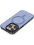 Apple iPhone 14 Pro Max Kılıf Wireless Şarj Özellikli Metal Kamera Lens Çerçeli Sert Pc Anka Kapak 3