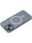 Apple iPhone 15 Kılıf Wireless Şarj Özellikli Metal Kamera Lens Çerçeli Sert Pc Anka Kapak 3
