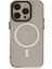 Apple iPhone 15 Pro Kılıf Wireless Şarj Özellikli Metal Kamera Lens Çerçeli Sert Pc Anka Kapak 1