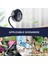 Taşınabilir Mini Klipsli Bebek Arabası Fanı, 3 Hız Ayarı, Esnek Bükülebilir USB Şarj Edilebilir Pille Çalışan Sessiz Masa Fanı Ev, Ofis, Araba, Seyahat, Kamp, Açık Lacivert (Yurt Dışından) 2