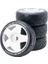 103MM 1/8 Ölçekli Rc Off Road Lastikleri Tekerlek 17MM Hex Arrma Redcat Ekibi Vrx Wr8 Hobao, Beyaz (Yurt Dışından) 1
