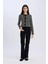 Flare Fit Kadife Kışlık Pantolon Cepli Yüksek Bel İspanyol Paça Fitilli S0612AZ24WN 3
