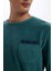 Regular Fit Polar Pijama Takımı Uzun Kollu Üst Desenli Uzun ALT D0047AX24WN 5