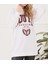 Kadın Sıfır Yaka Baskılı Oversize Sweatshirt 4