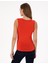 Kadın Nar Çiçeği Slim Fit Örme Bluz 50294053-VR239 5