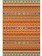 Turuncu Renkli Baklava Geometrik Modern Dekoratif Halı MIRAVIP302 2