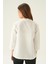6382-1 Kol Katlamalı Ceket Ekru 5