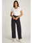 Kadın Brushed Casual Pantolon - Siyah 1
