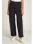 Kadın Brushed Casual Pantolon - Siyah 4