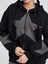 Vintage Star Zip Oversize Fermuarlı Kapüşonlu Hırka 2