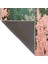 Pastel Boyalı Pembe Yeşil Modern Dekoratif Halı MIRAVIP471 4