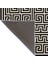 Siyah Renkli Modern Geometrik Dokuma Taban Halı MIRAVIP488 4